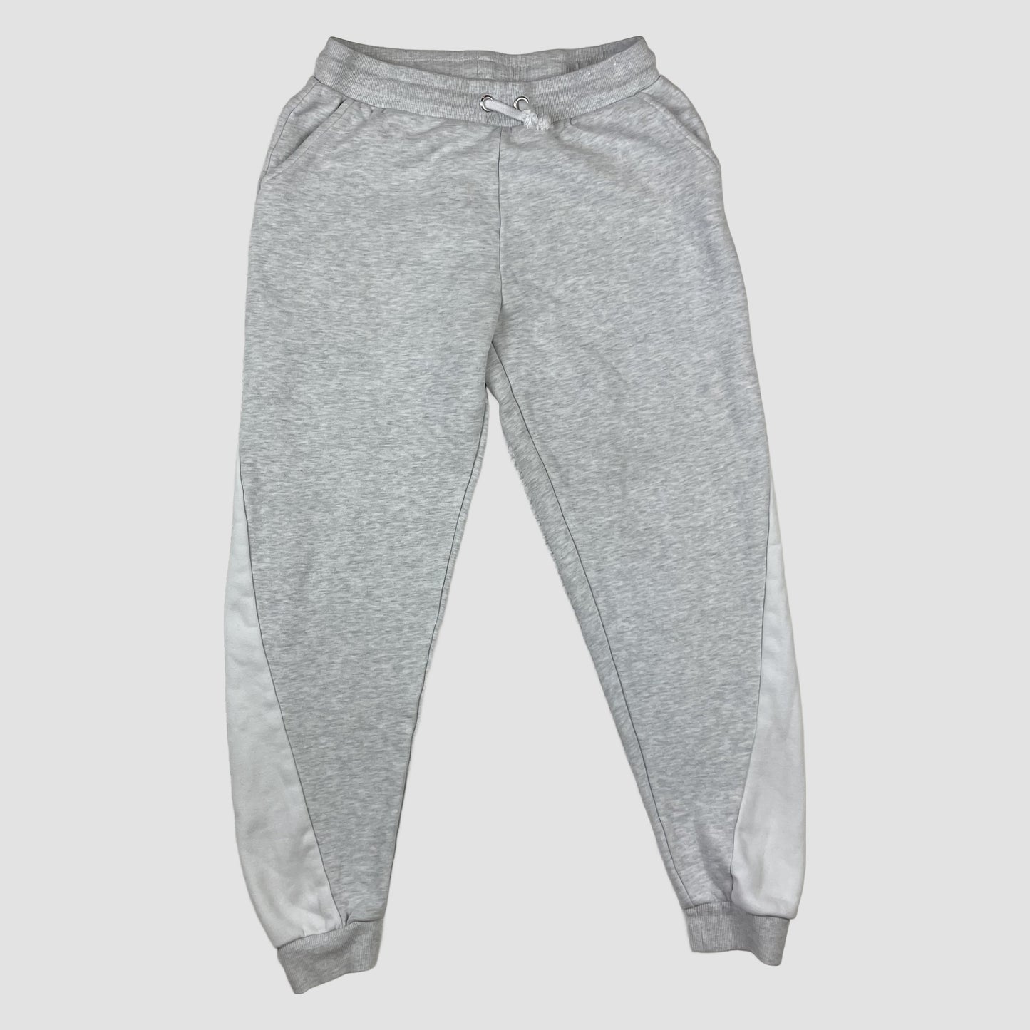 Graue Jogginghose mit weißen Seitenstreifen von George, Größe 13–14 Jahre (158–164) – front