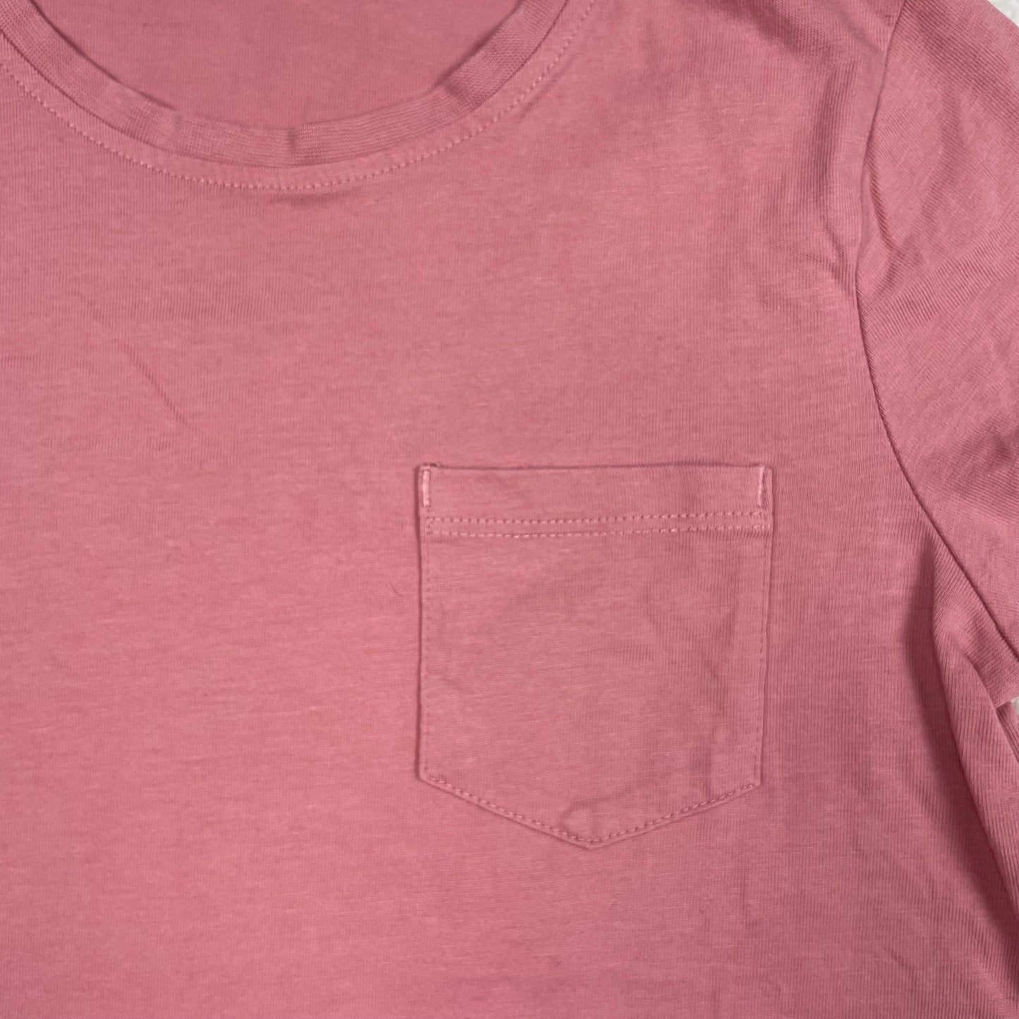 Rosa T-Shirt von George mit Brusttasche, Größe 9–10 Jahre (135–140 cm) – detail