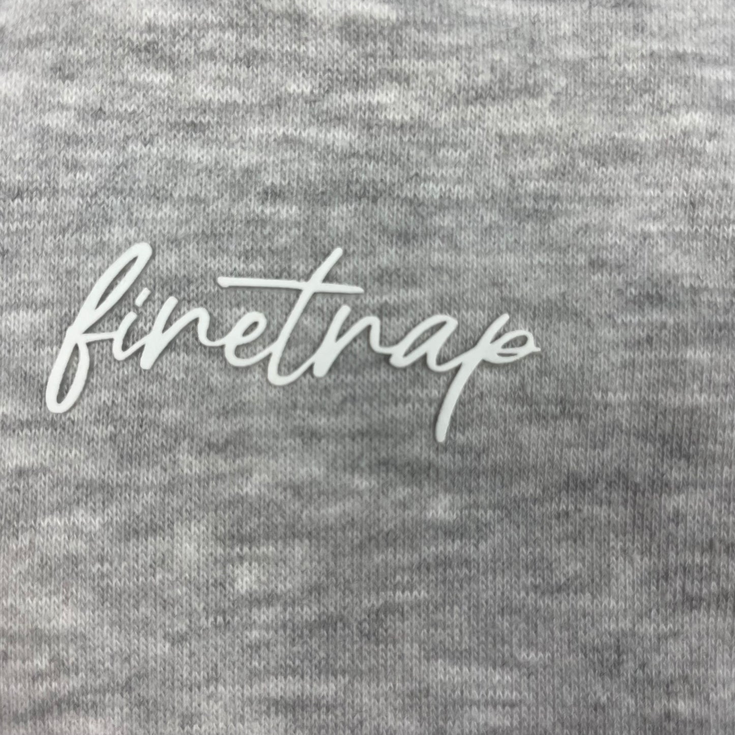 Graue Kapuzenjacke mit Reißverschluss und schwarzen Schulterpartien, Größe 122/128 3