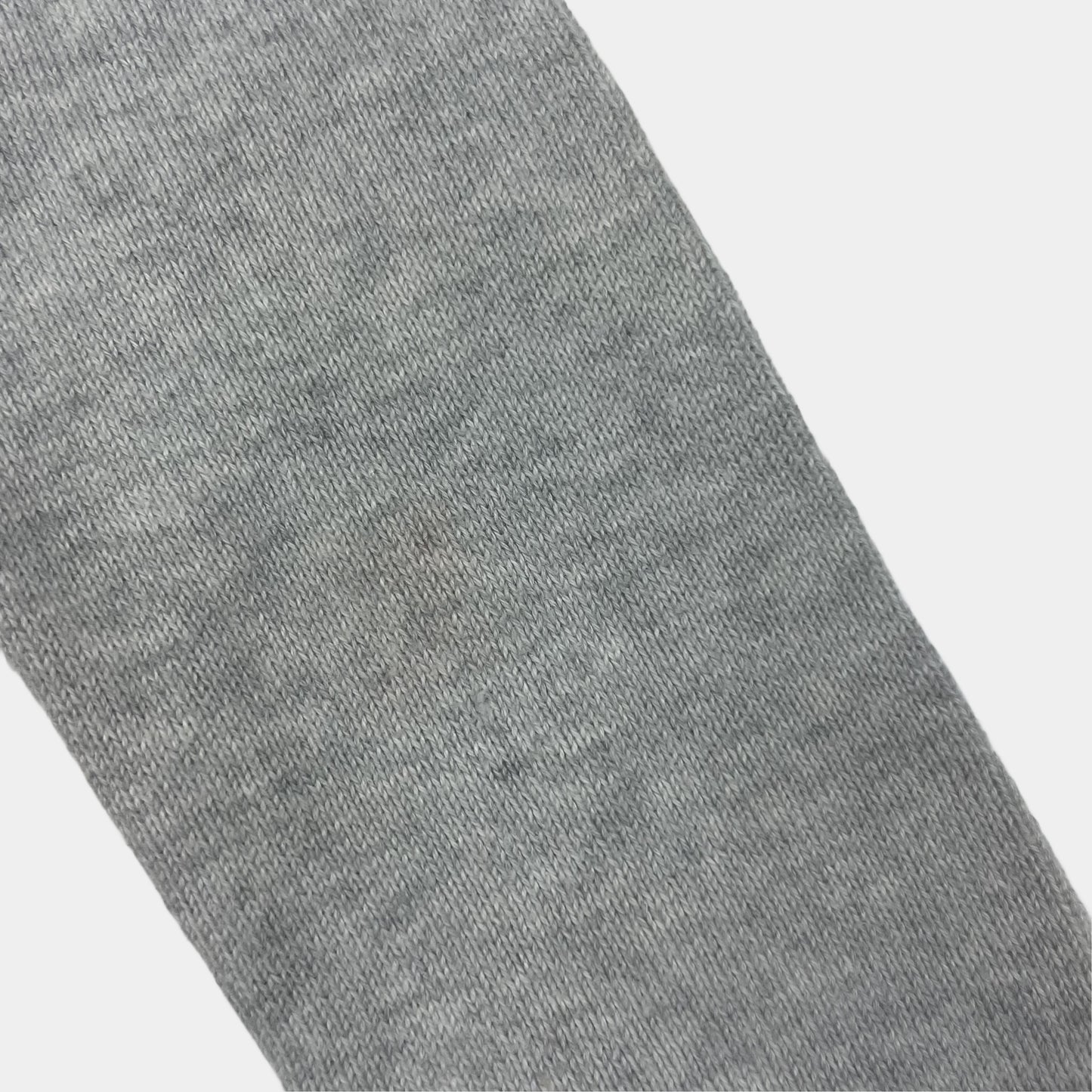 Graues Baumwoll-Kleid mit Knöpfen – sleeve