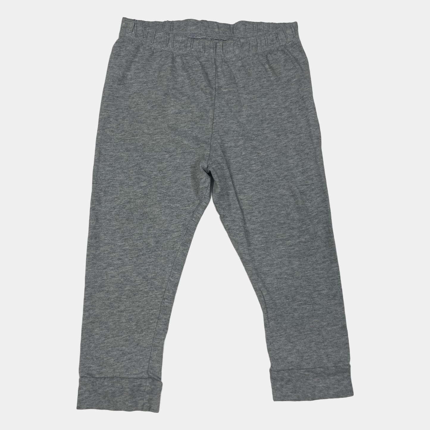 Graue Baumwollhose mit elastischem Bund für Kleinkinder