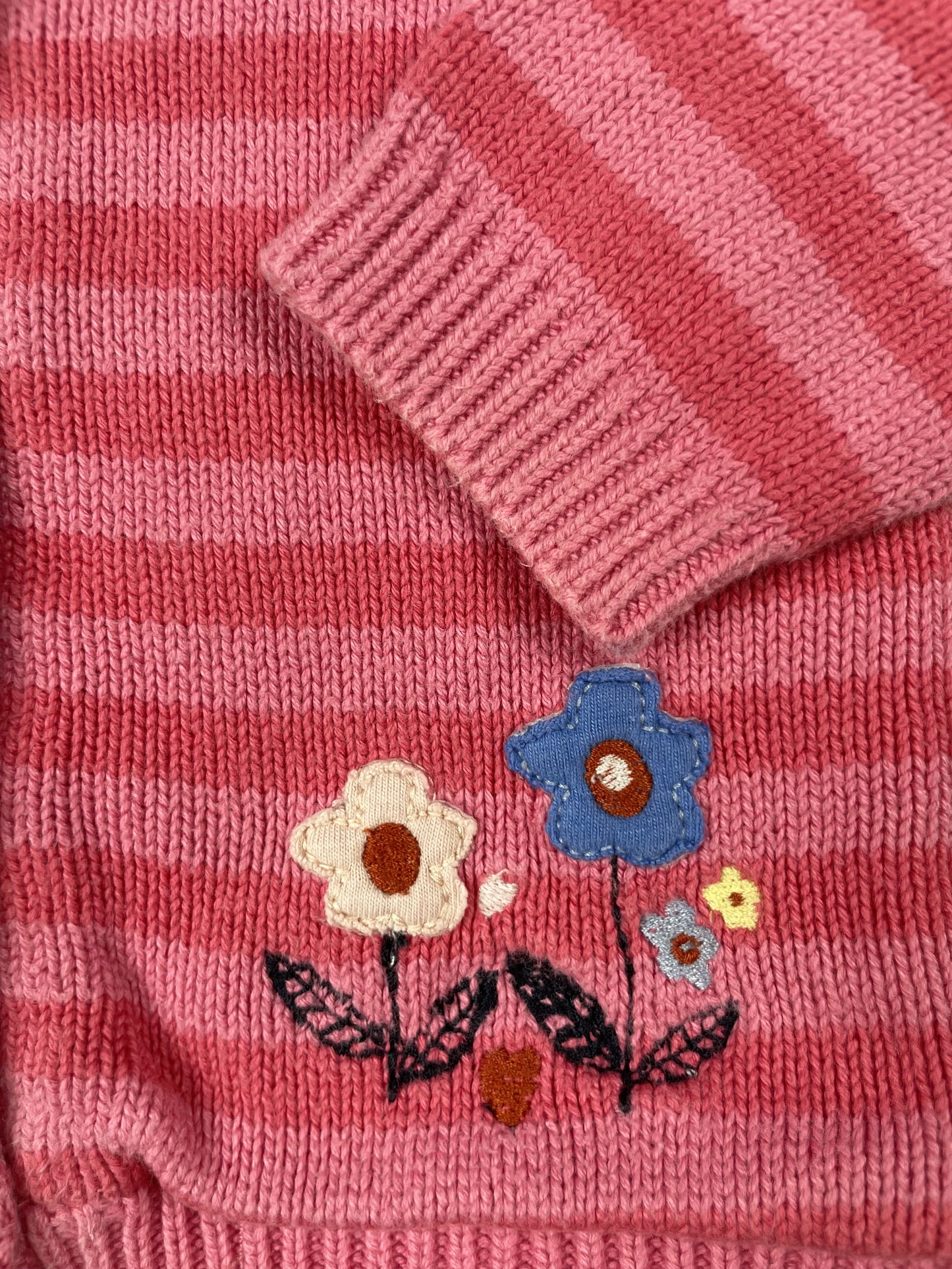 Rosa Babyhose aus Baumwolle von bluezoo, Größe 3–6 Monate – detail