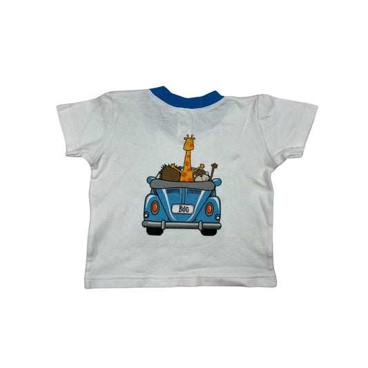 T-Shirt mit Tier-Autoprint