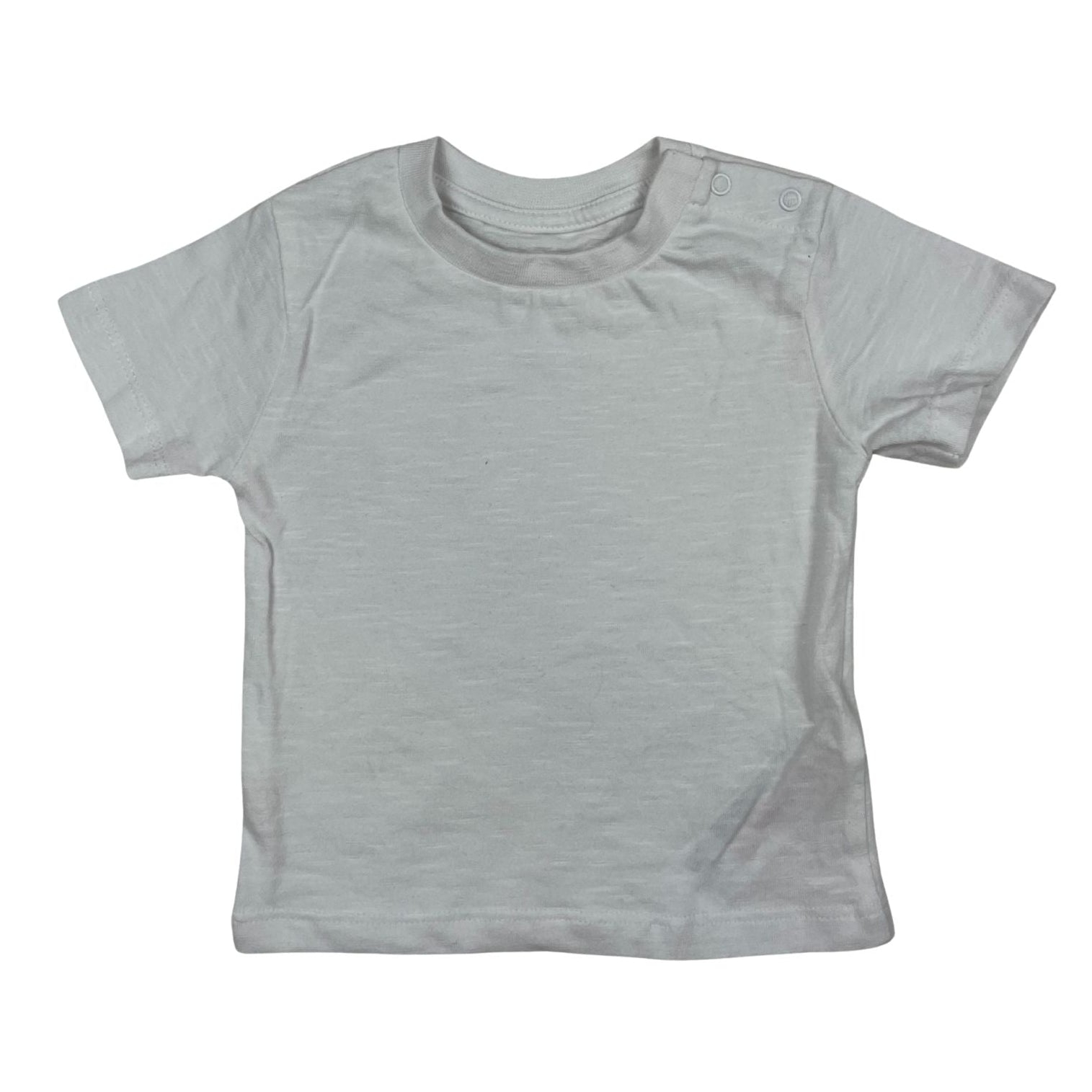 Weißes T-Shirt, Jungen, Mädchen, Größe 3-6 Monate