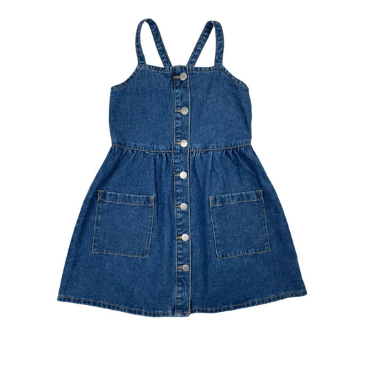 Blaues Jeanskleid, Mädchen, 7-8 Jahre