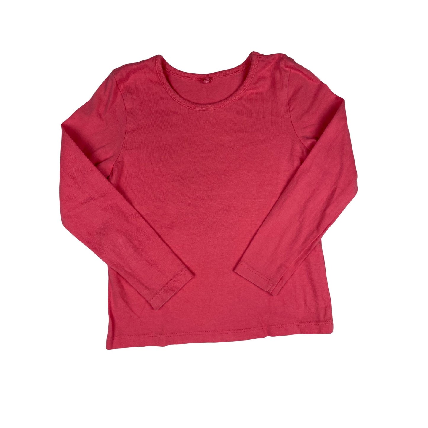 Rotes Langarmshirt aus Baumwolle