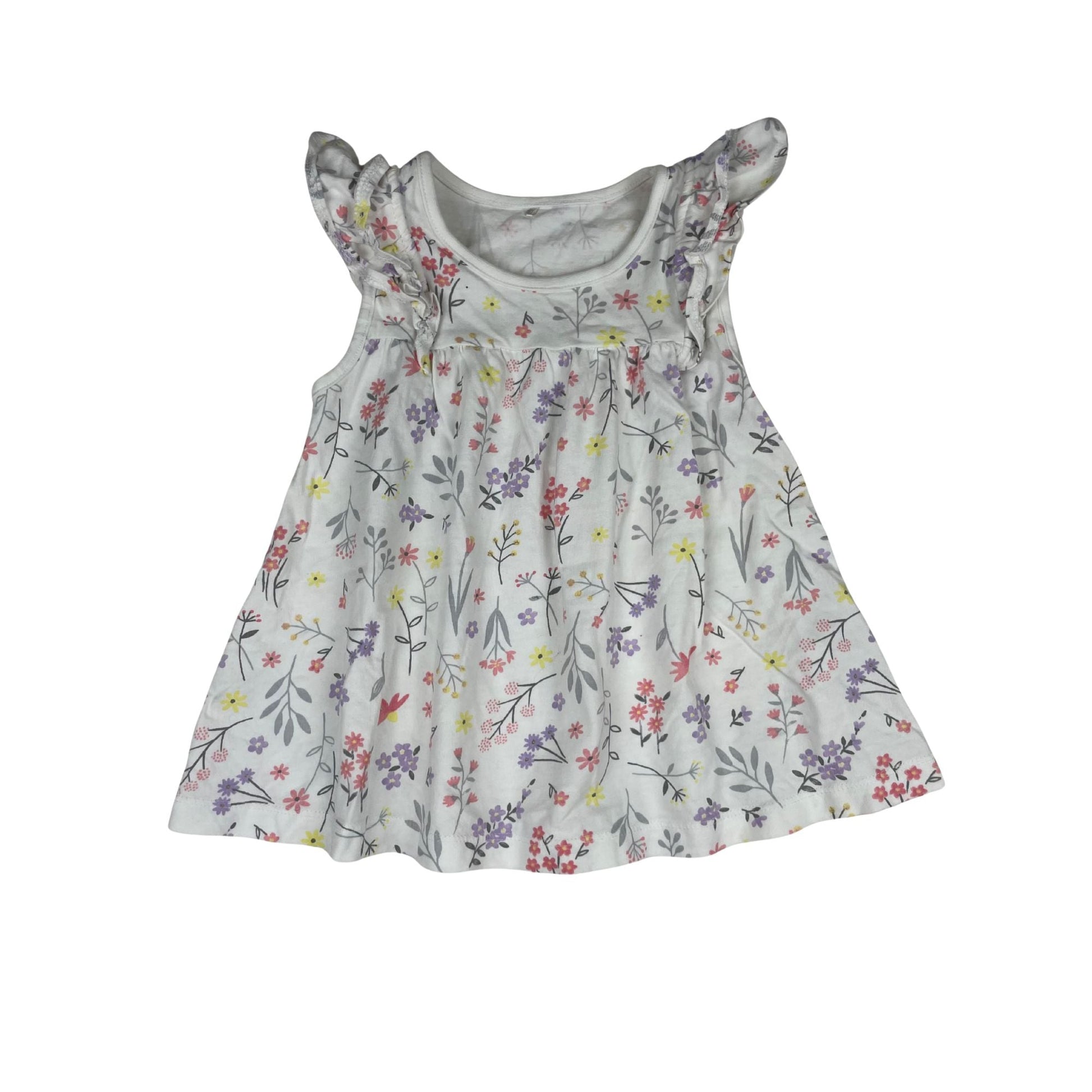 Blumiges Sommerkleid für Mädchen