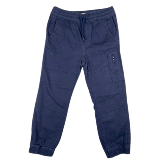 Dunkelblaue Kinderhose mit elastischem Bund