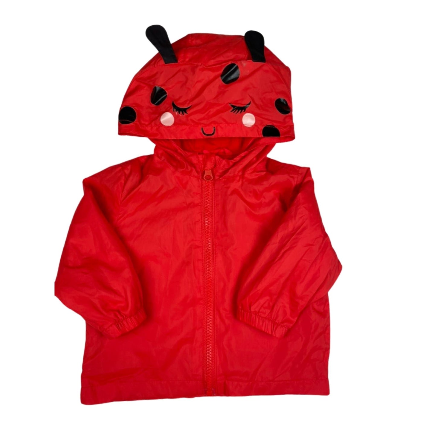 Leichte Jacke mit Marienkäfer-Kapuze