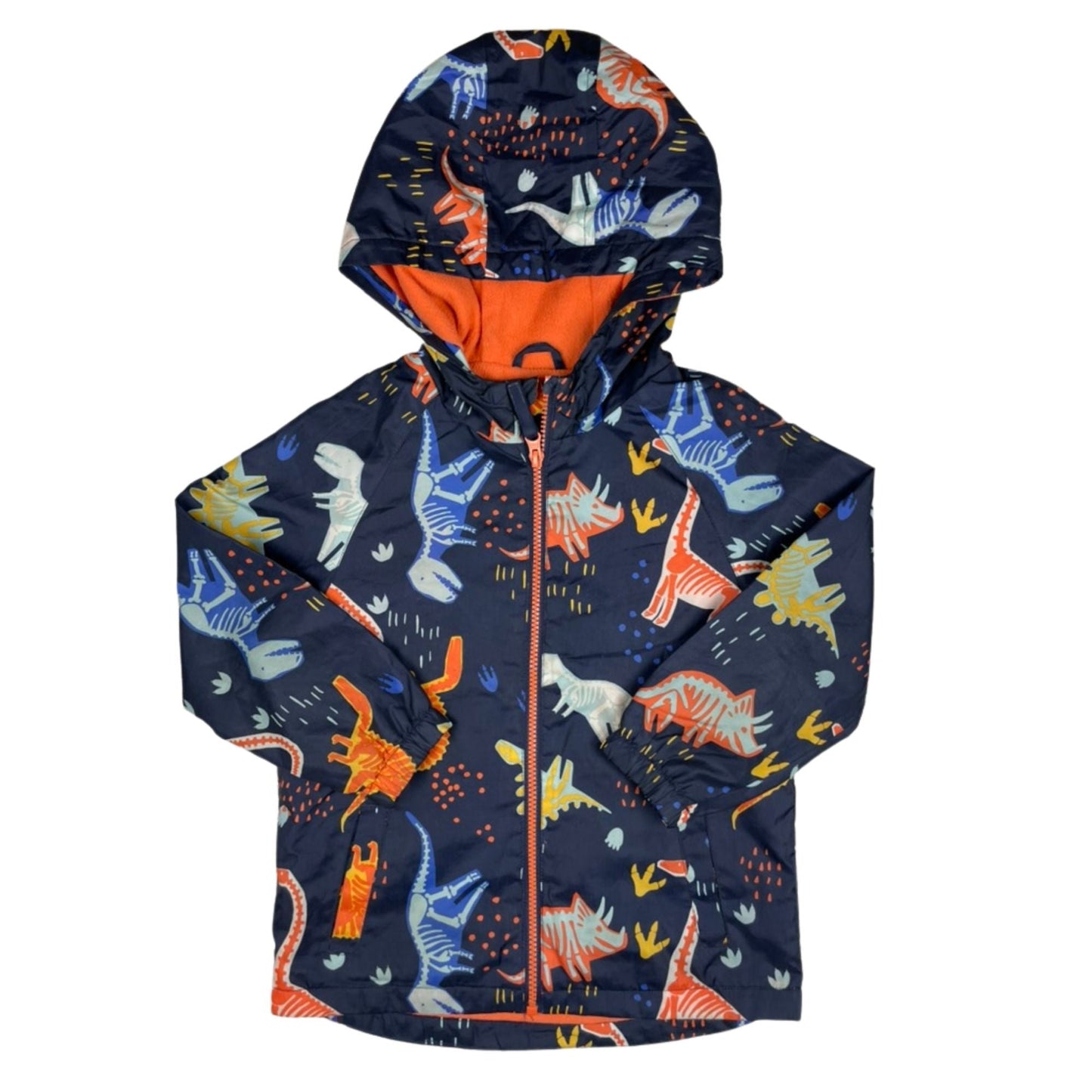 Regenjacke mit Fleecefutter – Dinosaurier