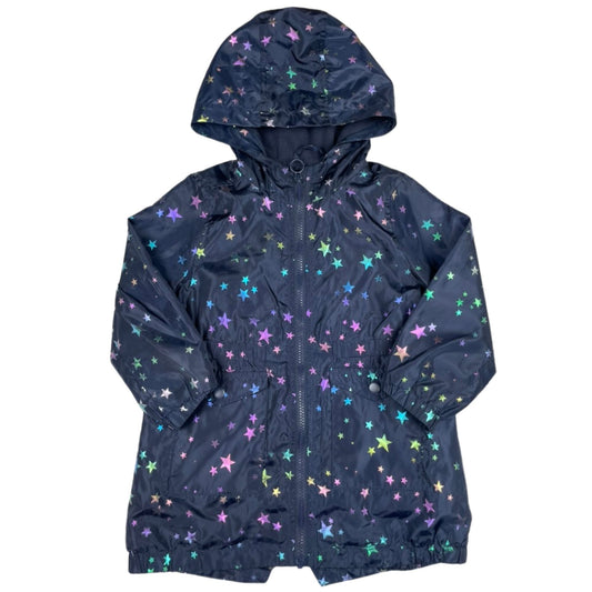 Regenjacke mit Fleecefutter – Sternenmuster