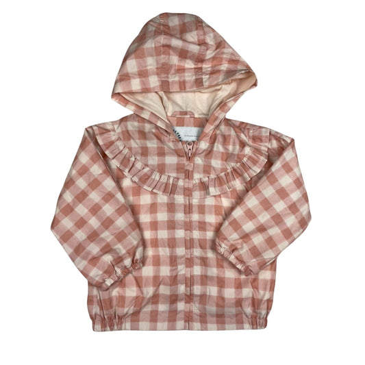 Leichte karierte Kapuzenjacke