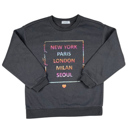 Sweatshirt mit Städte-Print