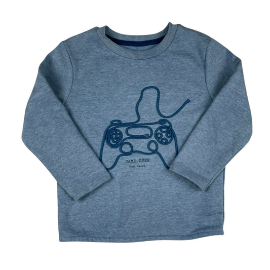 Sweatshirt mit Gamepad-Print
