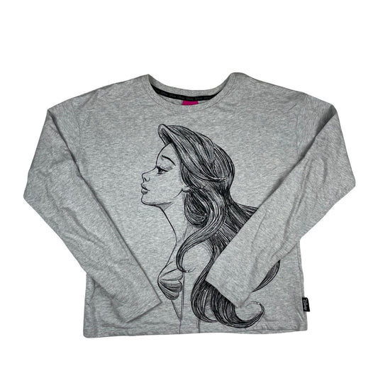 Graues Langarmshirt mit Disney-Motiv