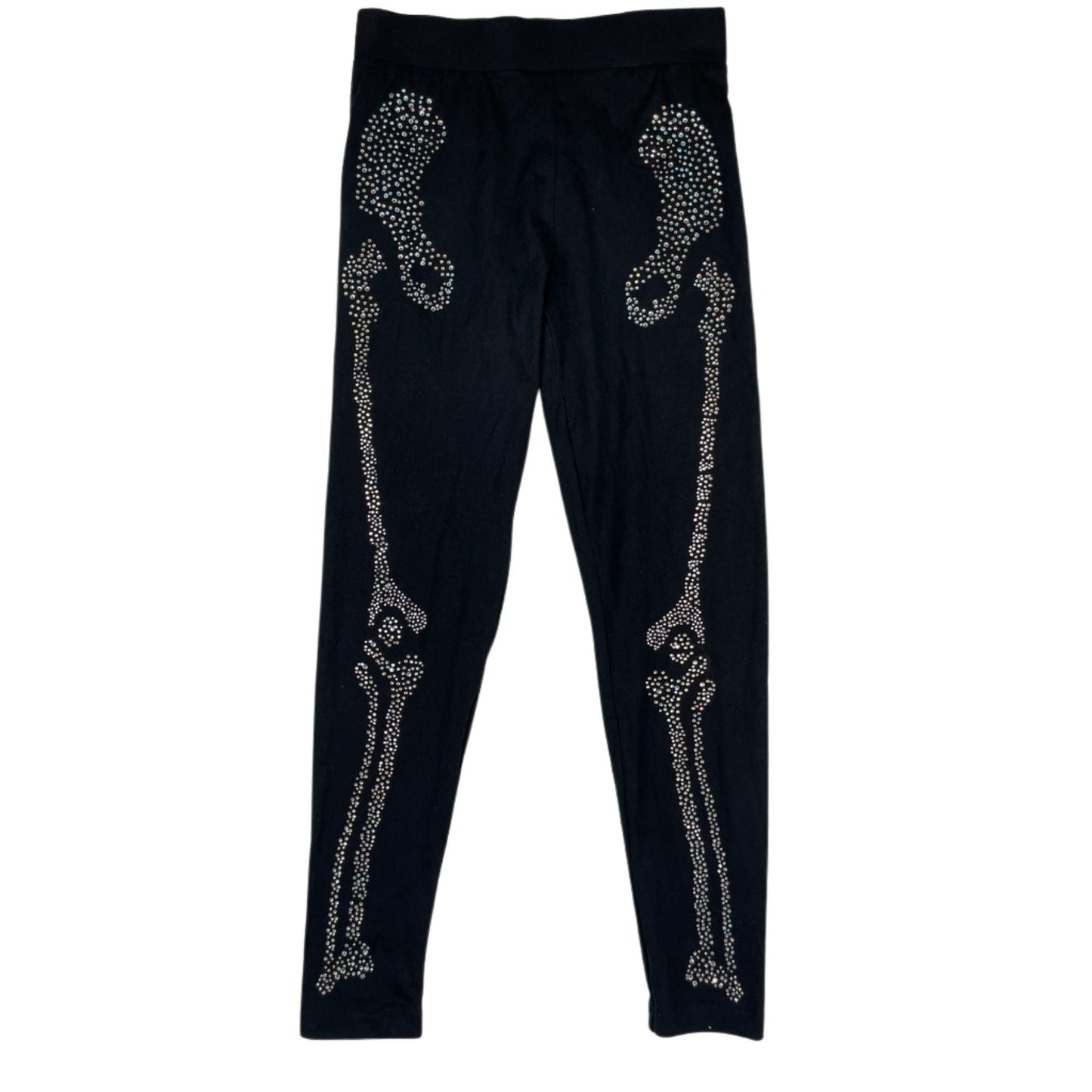 Leggings mit Skelett-Print