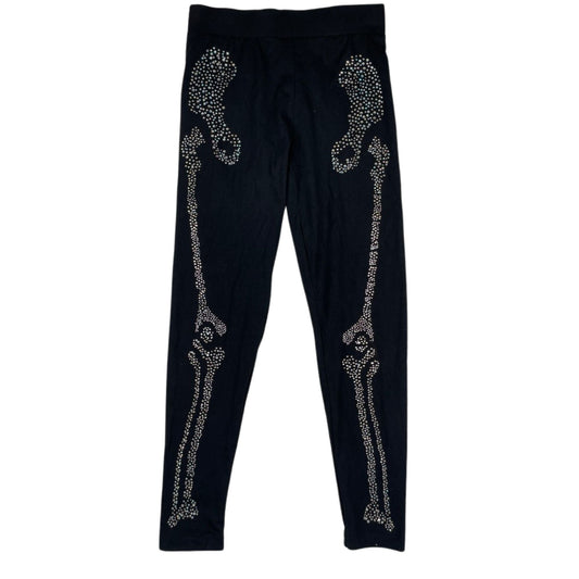 Leggings mit Skelett-Print