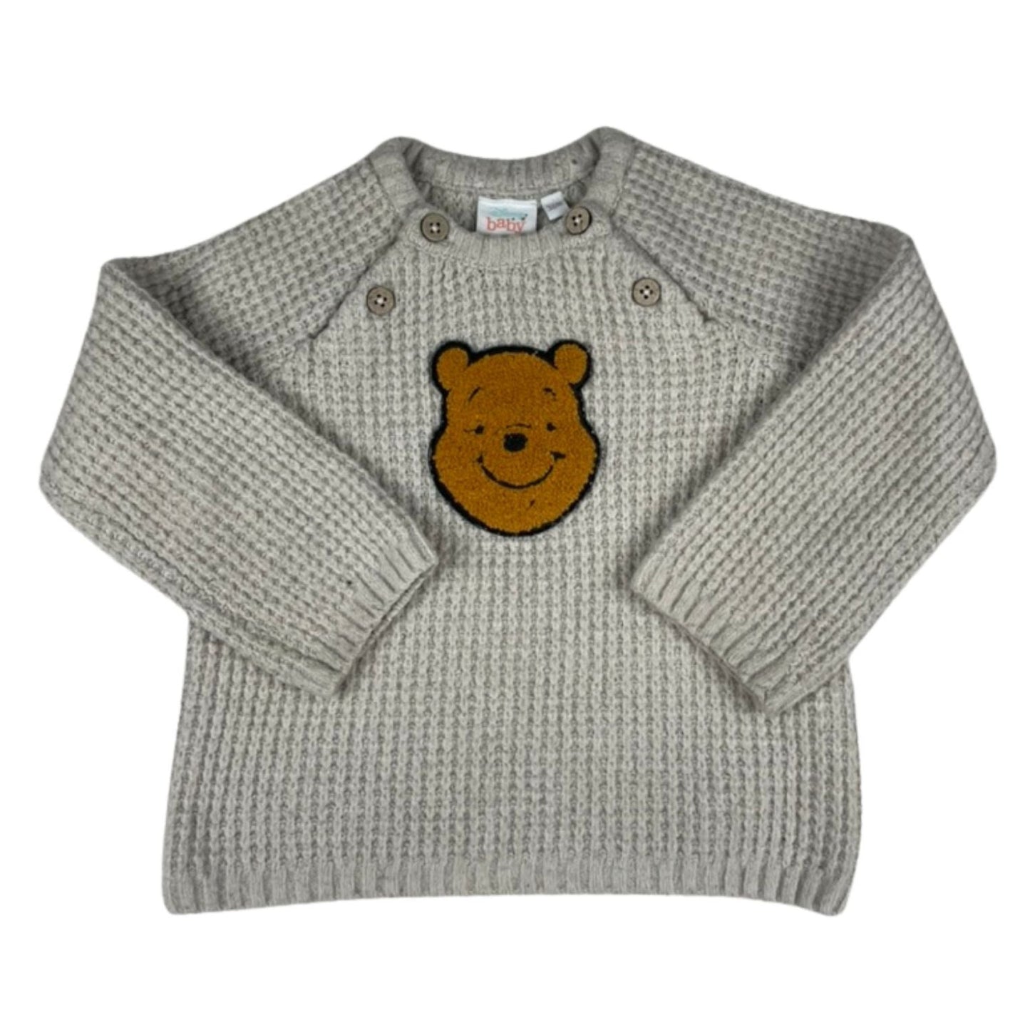 Strickpullover mit Winnie‑Puuh-Applikation