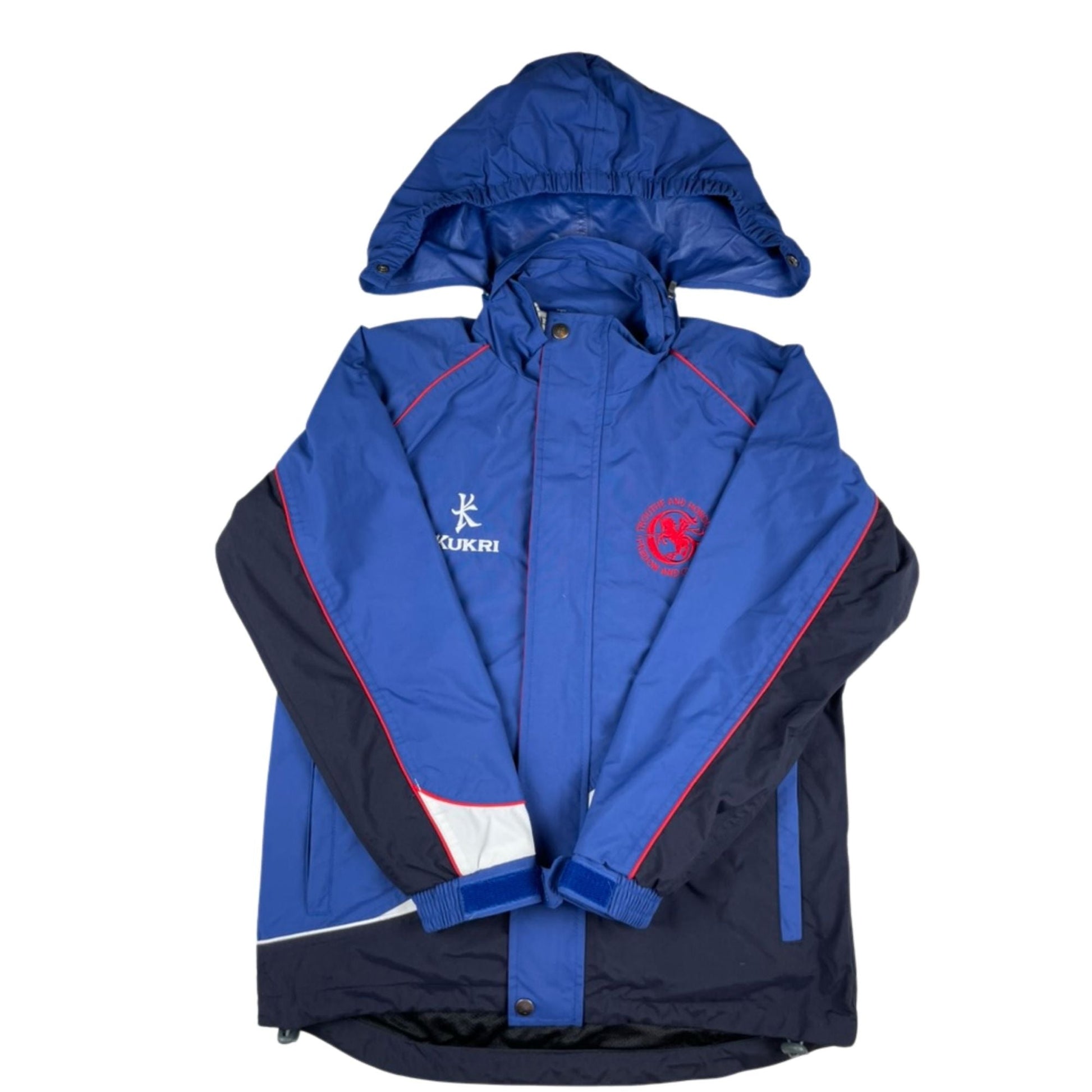 Kukri Kinder-Funktionsjacke blau mit Kapuze, Age 13–14, sehr guter Zustand