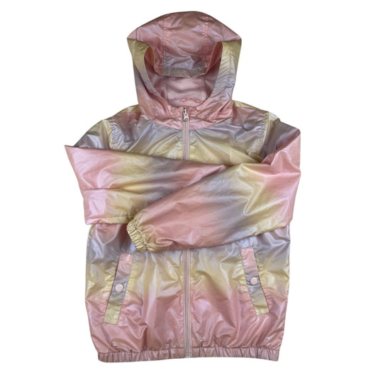 Mädchen-Kapuzenjacke in Pastellfarben von George, leicht und mit Netzfutter