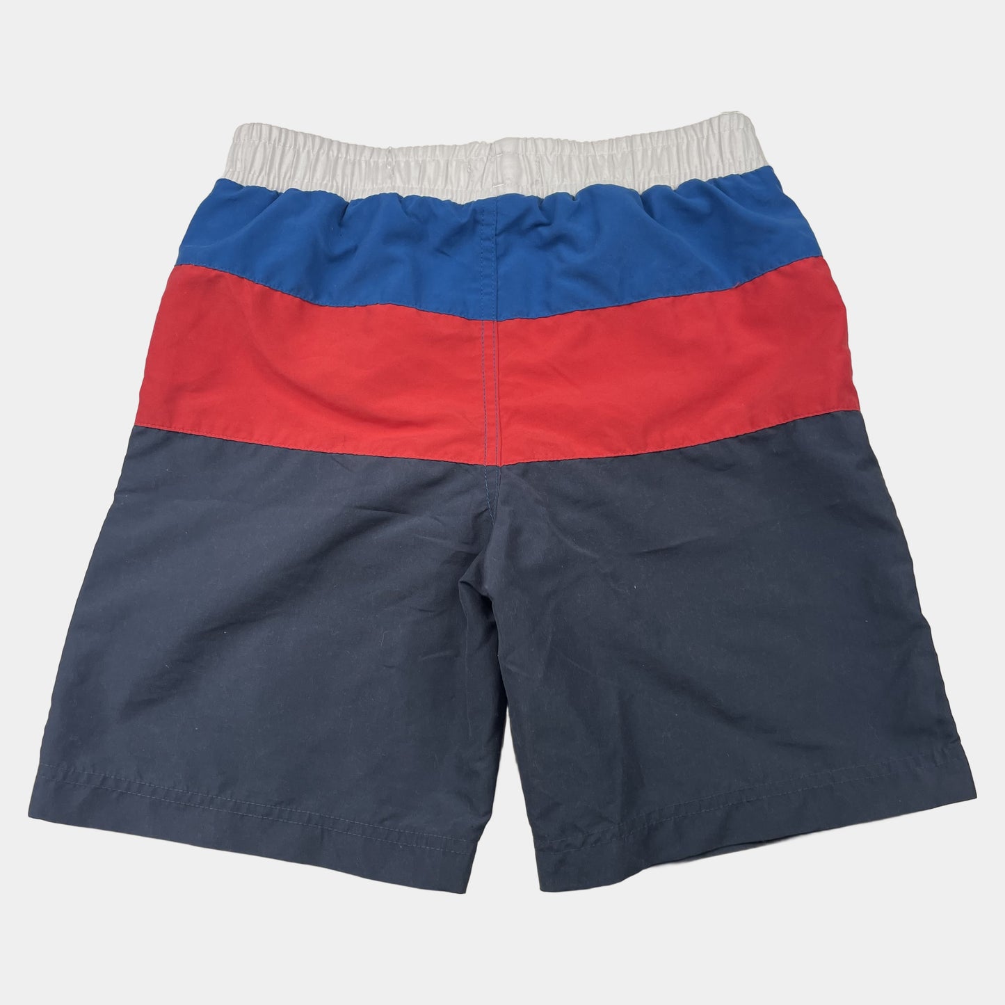 Mehrfarbige Badeshorts mit Kordelzug für Kinder 7-8 Jahre – back