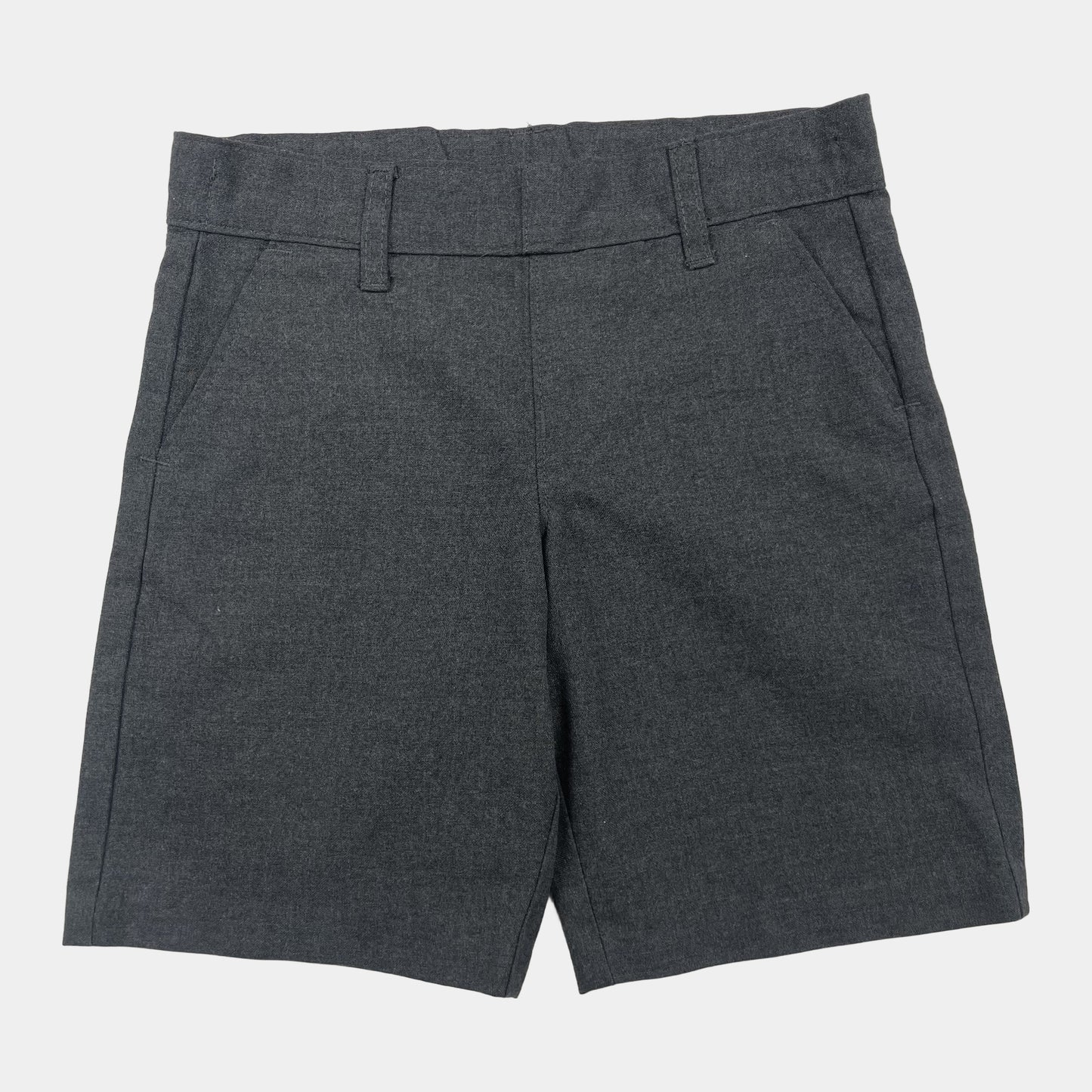 Graue Hose mit Gürtelschlaufen – front