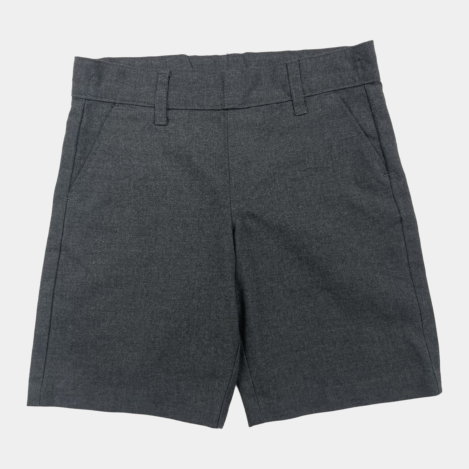 Graue Hose mit Gürtelschlaufen – front