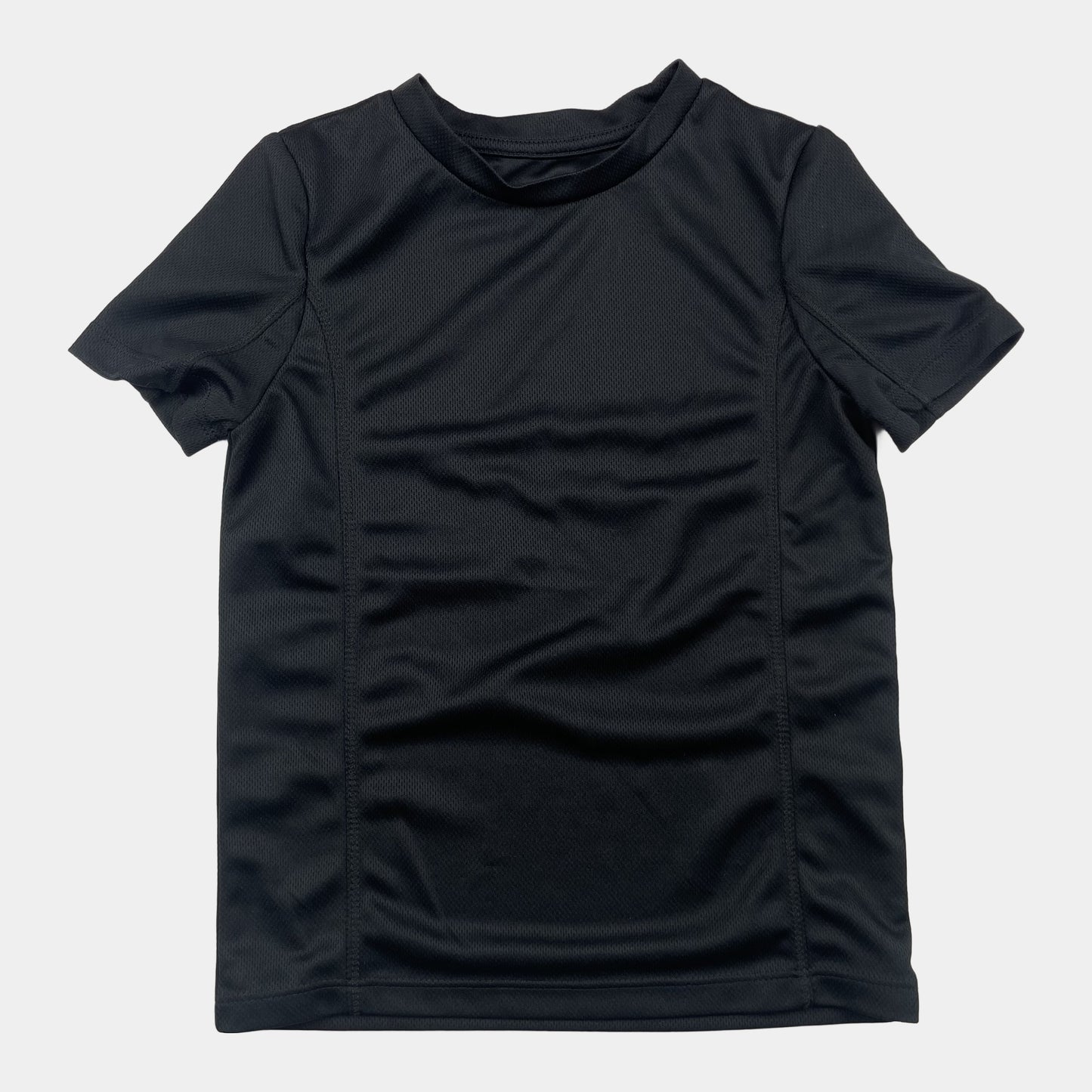 Schwarzes Sport-T-Shirt für Kinder aus Polyester in Größe 6-7 Jahre (F&F) – front