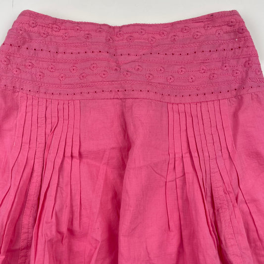 Rosa Baumwoll-Haremhose für Kinder, Größe 5 Jahre – detail