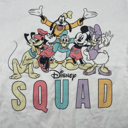 Weißes Disney Squad T-Shirt – detail