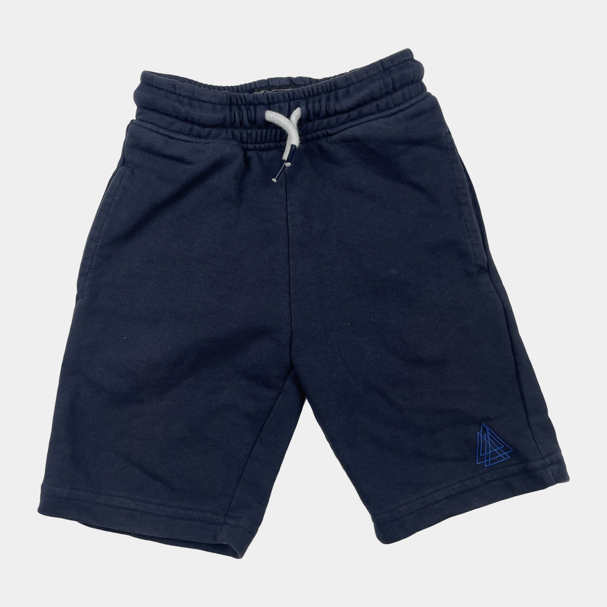 Blaues Kinder-Shorts mit Kordelzug – front
