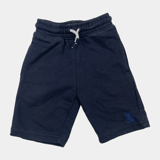 Blaues Kinder-Shorts mit Kordelzug – front