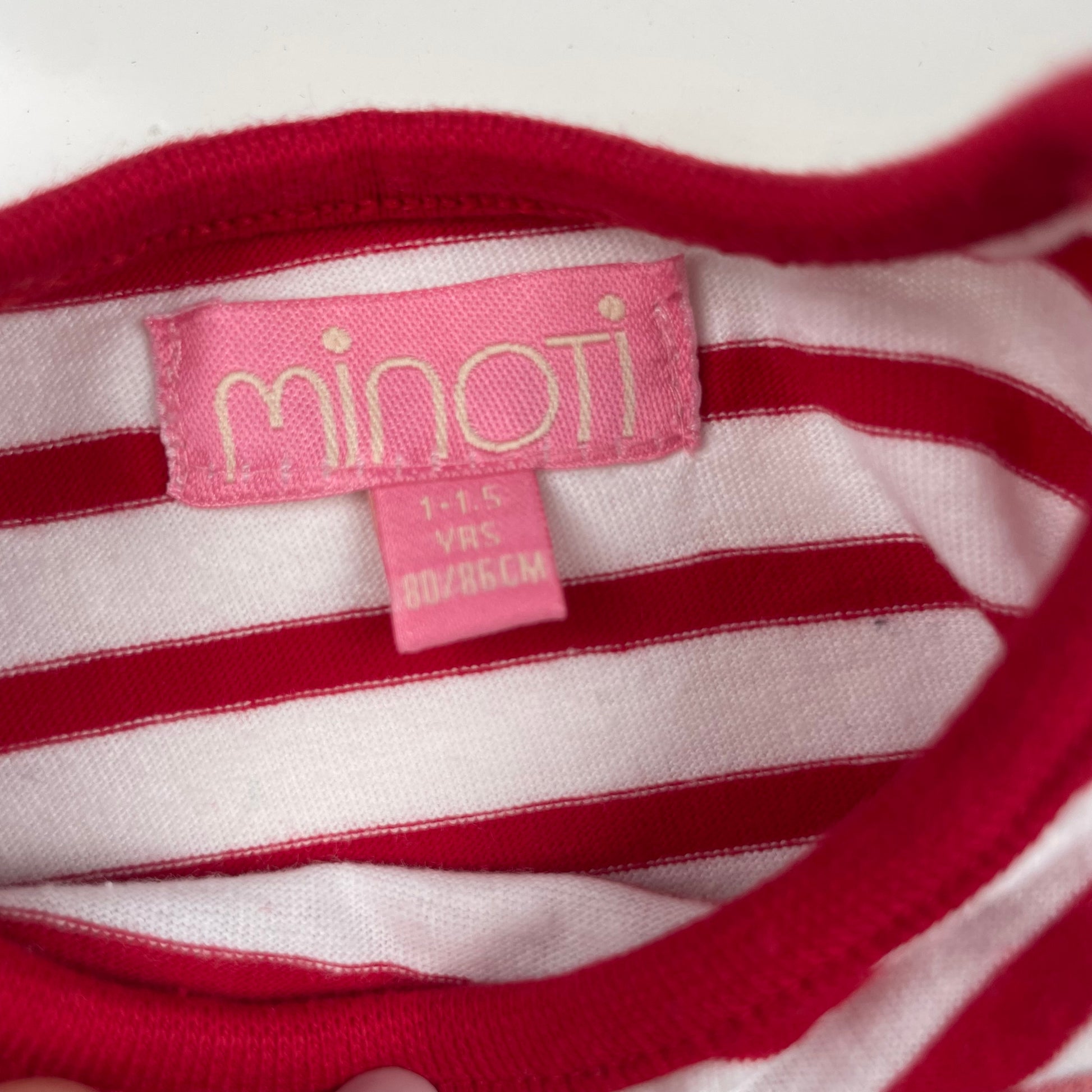 Gestreiftes Mädchen T-Shirt mit BFF-Motiv – inside