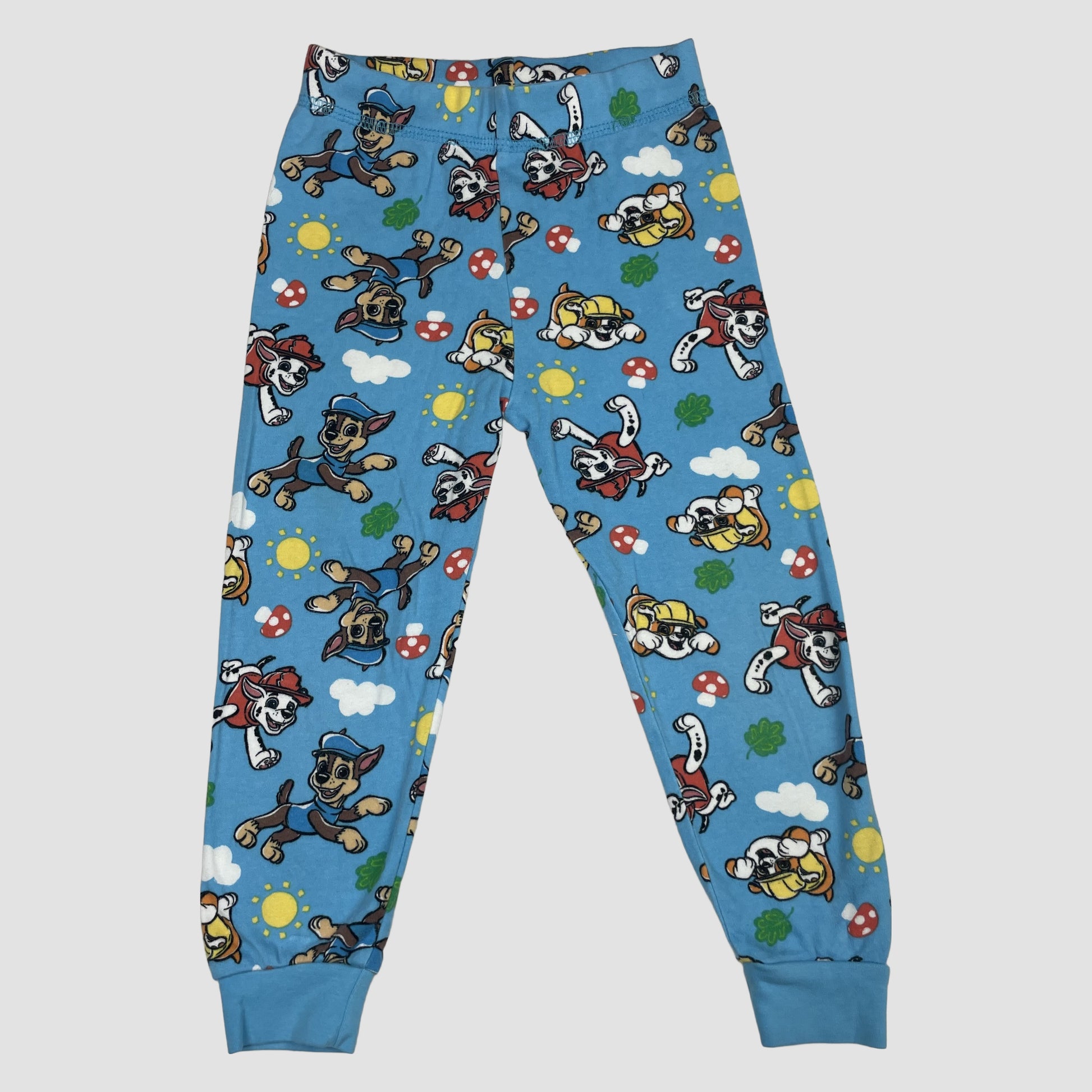 Blaue Kinder-Jerseyhose mit Paw-Patrol-Print, Größe 3–4 Jahre – front
