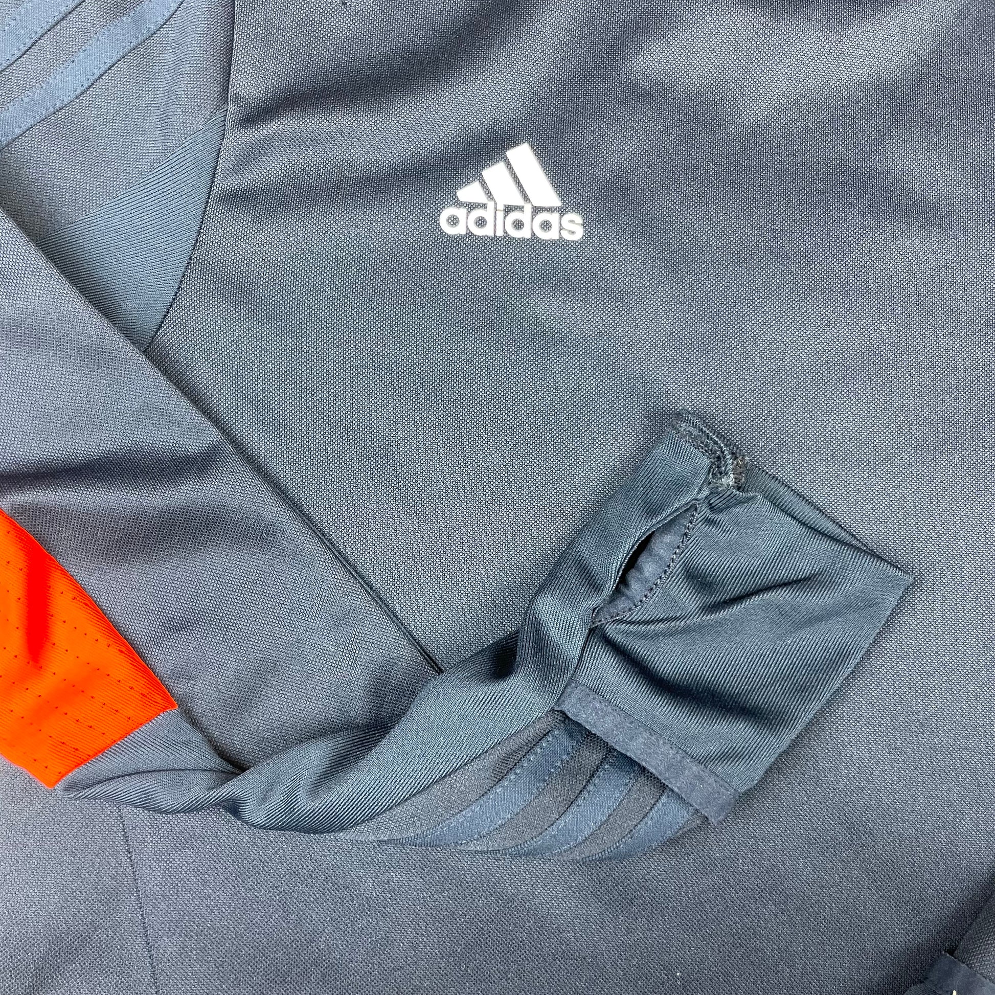 Dunkelblaues adidas Trainingsoberteil für Kinder, Größe 152