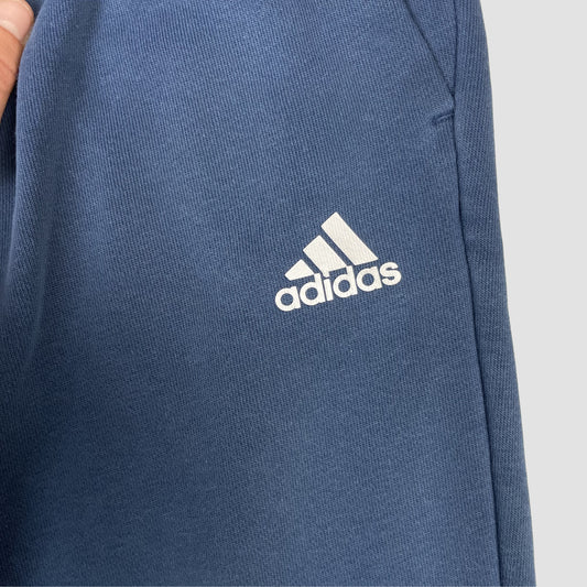 Dunkelblaue adidas Kinder-Sweathose mit Logo, Größe 140 – label