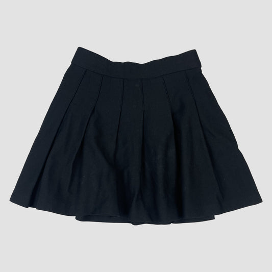 Schwarzer Faltenrock von Zara, Größe 122 – front