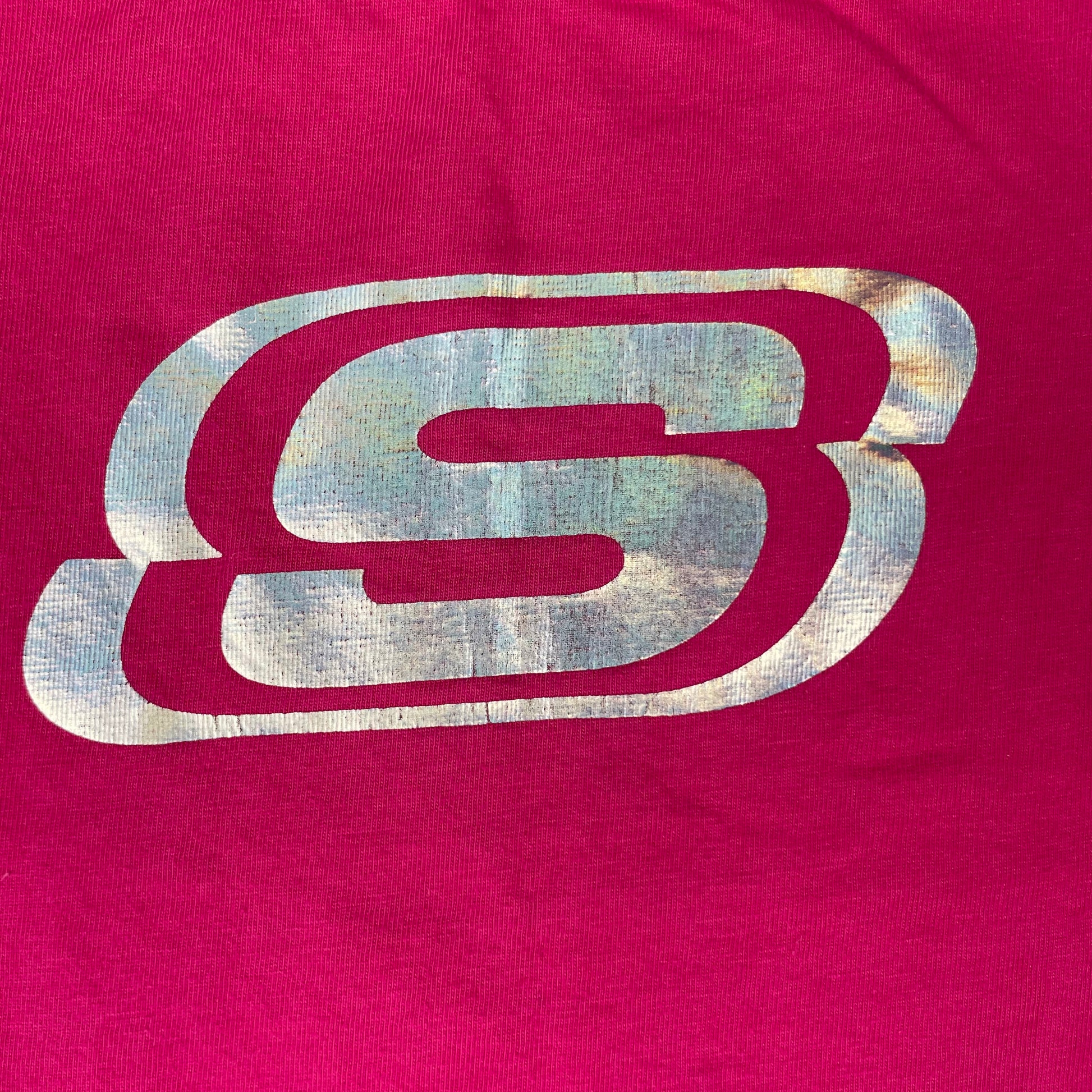 Pinkes Skechers T-Shirt mit großem Logo-Print, Größe 122 (7Y) – detail