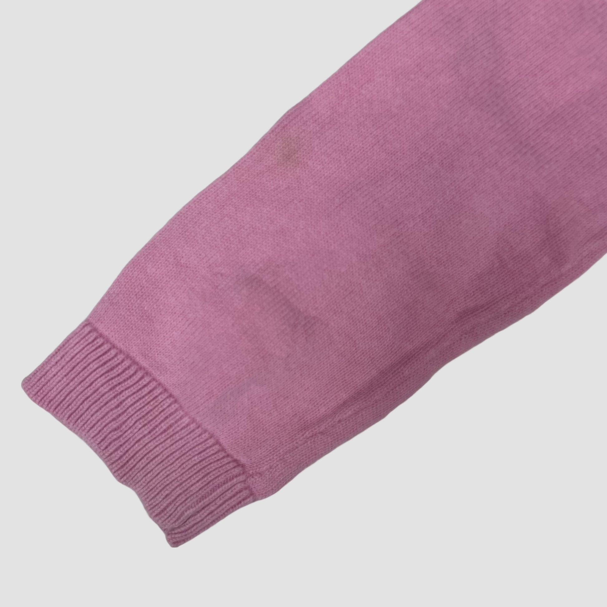 Rosa Strickjacke von George, Größe 1–1½ Jahre, Vorderseite mit Knopfleiste und Schleifen an Taschen