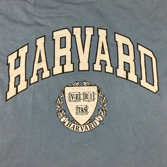 Blaues ZARA Harvard T-Shirt Kinder Gr. 128 – detail