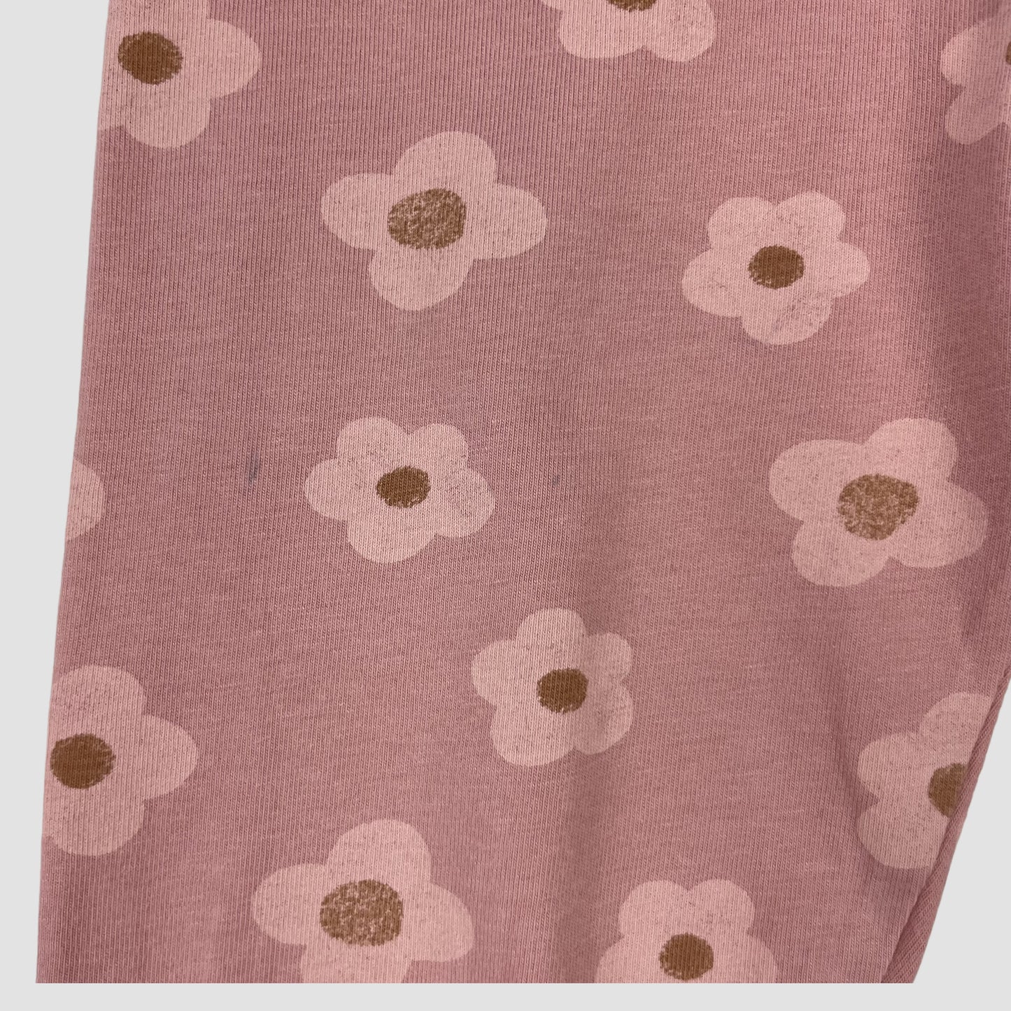 Rosa Leggings mit Blumenmuster von George, Größe 5–6 Jahre – fabric