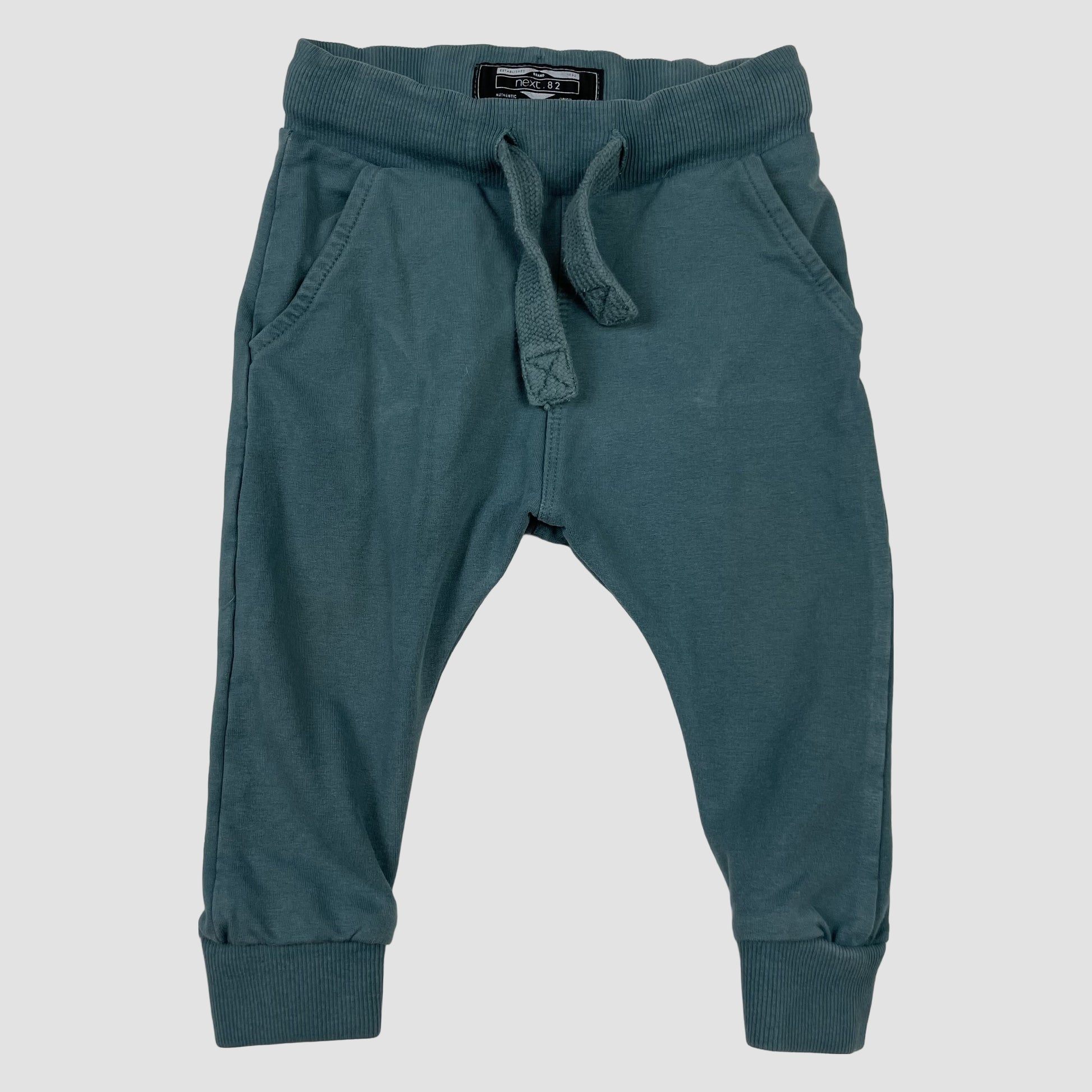 Türkise Baby-Jogginghose von Next, 9–12 Monate
