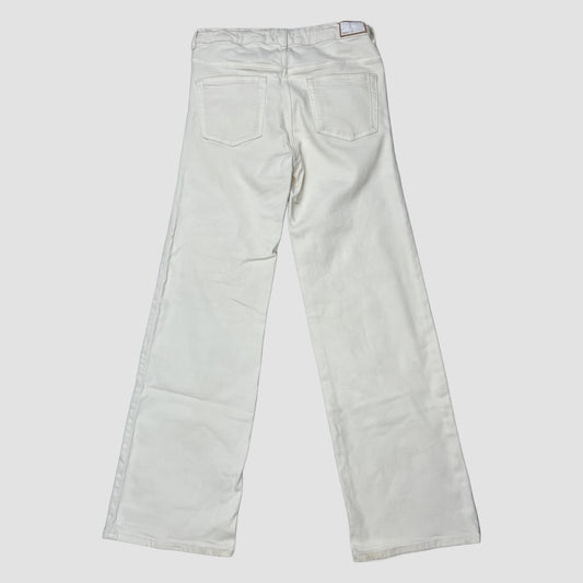 Weiße Jeans von ONLY, Größe 158 (13Y), mit geradem Bein und 5-Pocket-Design – back