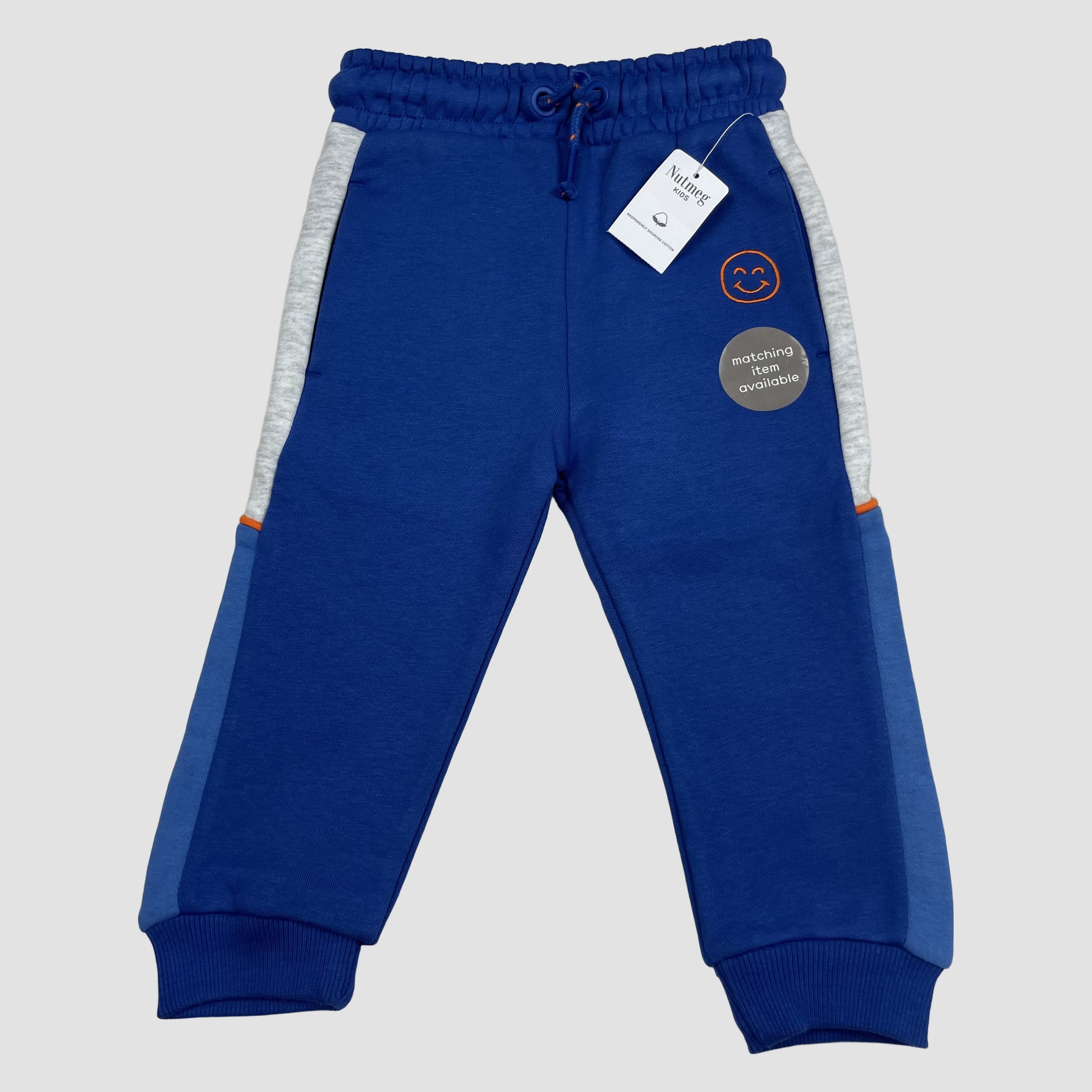 Blaue Jogginghose von Nutmeg, Größe 1,5 Jahre (80–86 cm) – front