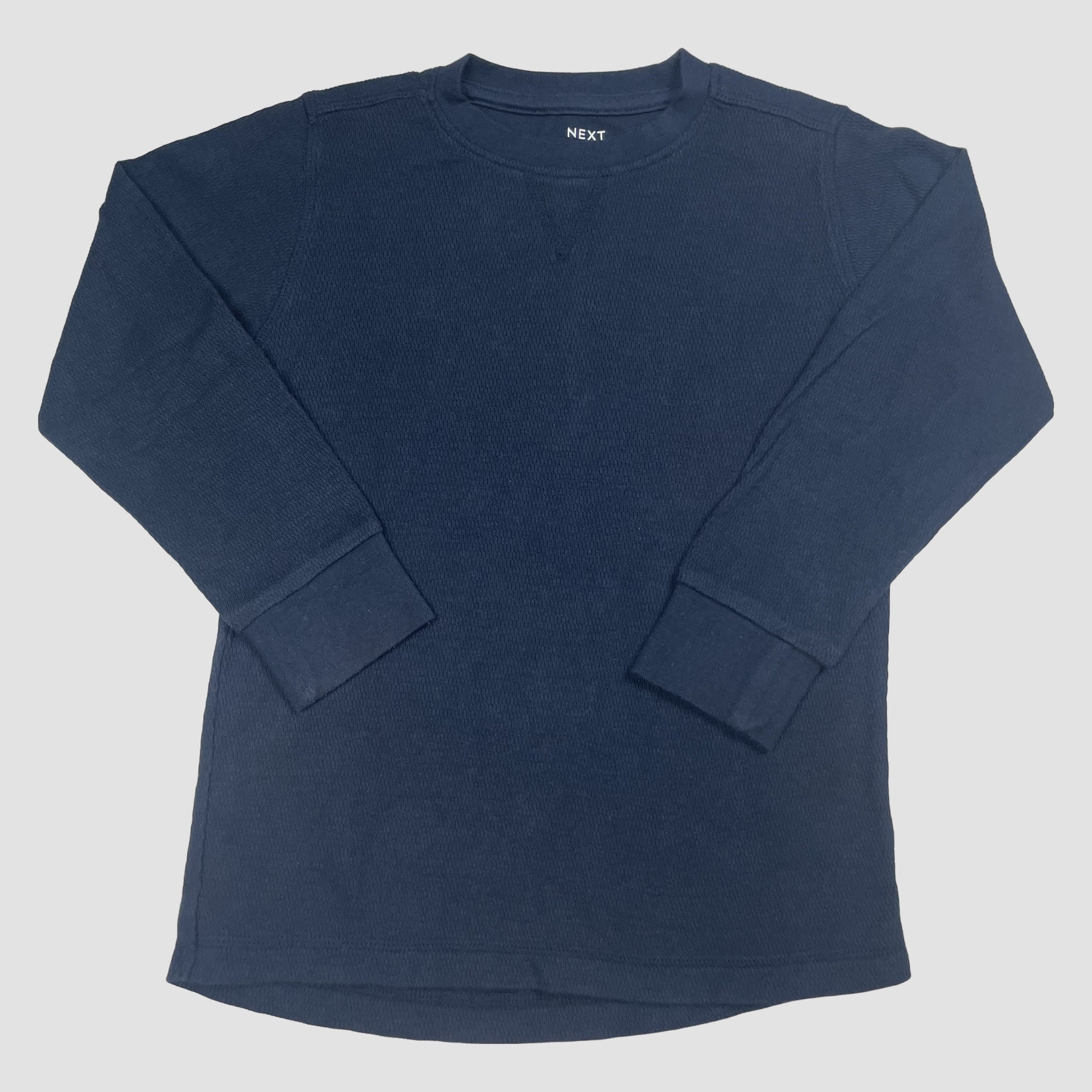 Dunkelblauer Langarm-Pullover von Next, Größe 110 (4–5 Jahre)