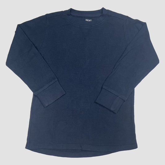 Dunkelblauer Langarm-Pullover von Next, Größe 110 (4–5 Jahre)