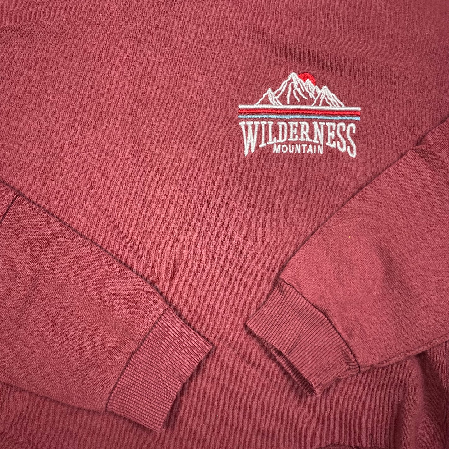 Brauner Kapuzenpullover George Wilderness Mountain, Größe 10–12 Jahre – detail