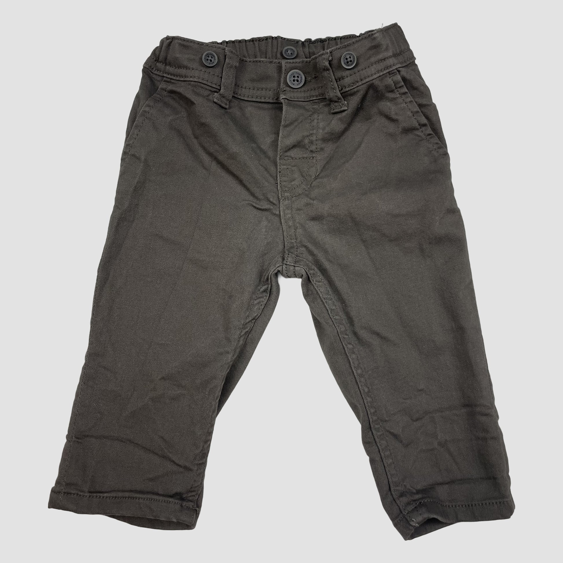 Khakibraune Babyhose von H&M, Größe 74