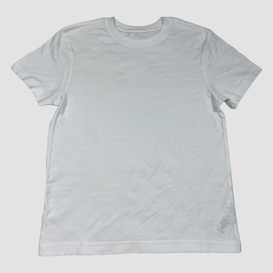 Weißes Kinder-T-Shirt, Größe 7–8 Jahre, von George – front