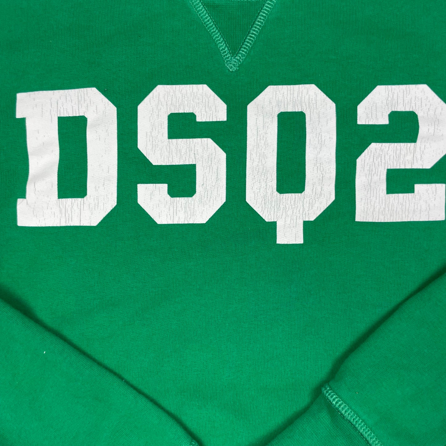 Grünes Sweatshirt mit DSQ2-Print, Größe 12Y – detail